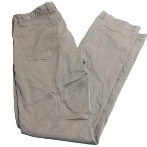 Saks FIFTH AVENUE Gray Twill Pants Size 32